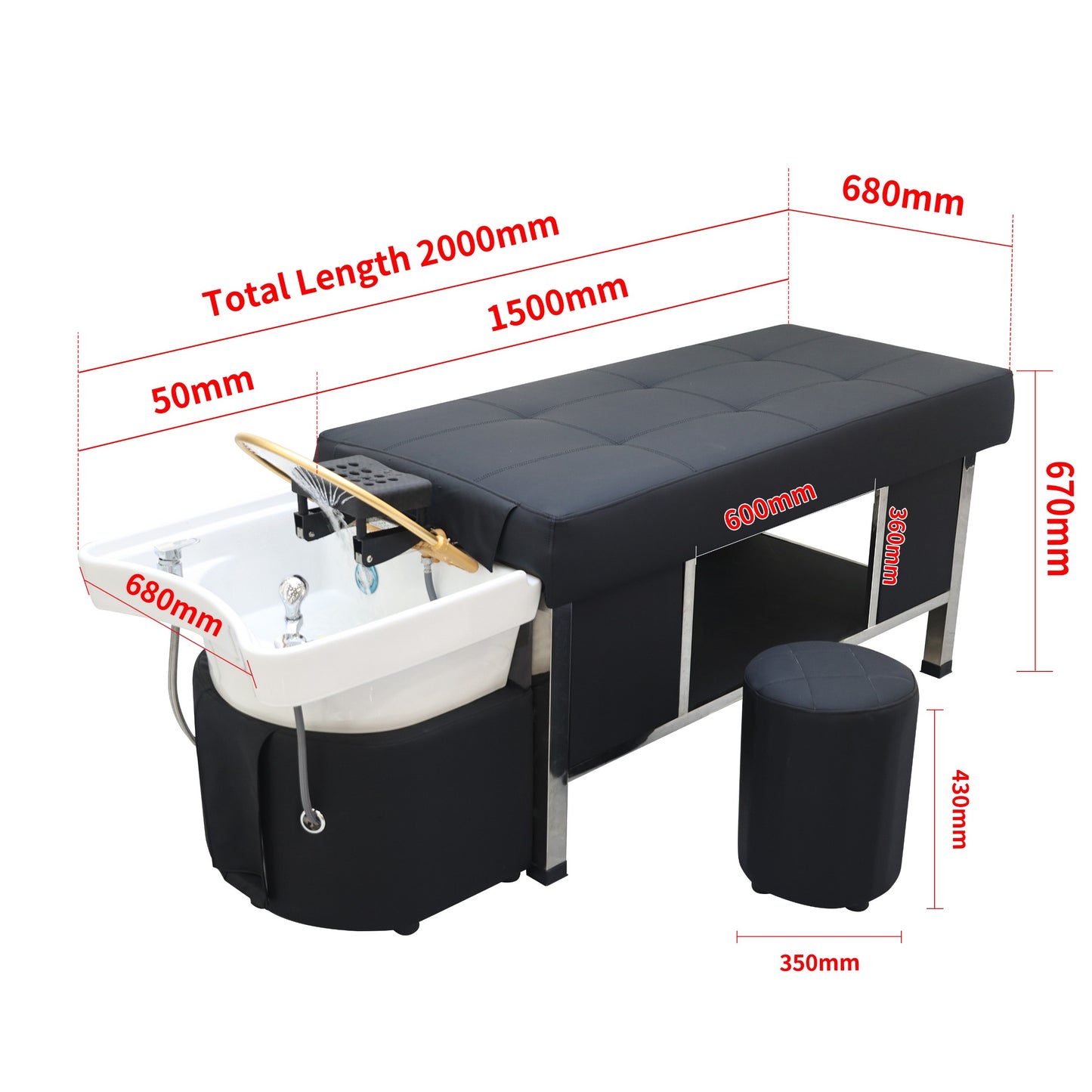 Japanese Head Spa Massage Bed