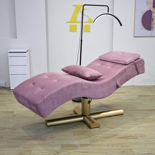 Eyelash Foam Spa Beauty Bed Curved Topper Beauty Salon Lash Mattress Bed Wave Memory Foam Lash Bed