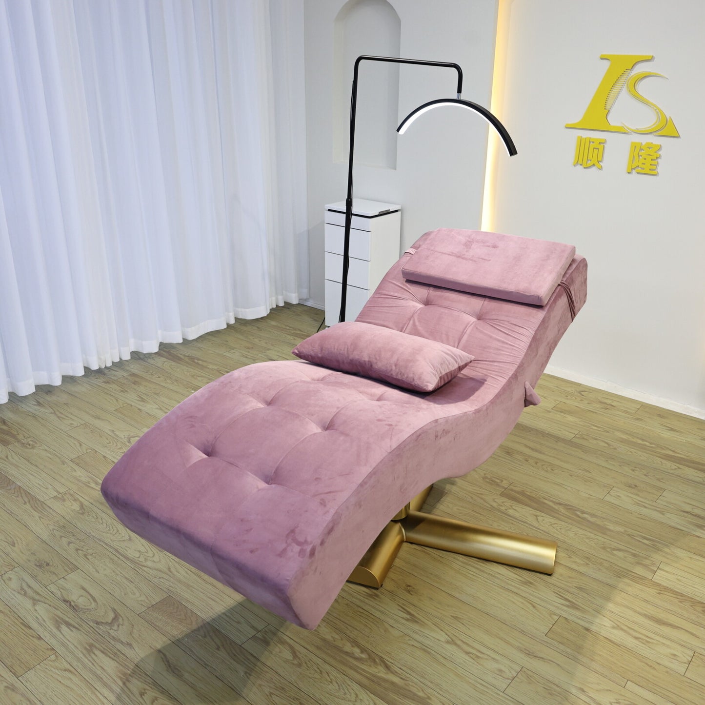 Eyelash Foam Spa Beauty Bed Curved Topper Beauty Salon Lash Mattress Bed Wave Memory Foam Lash Bed