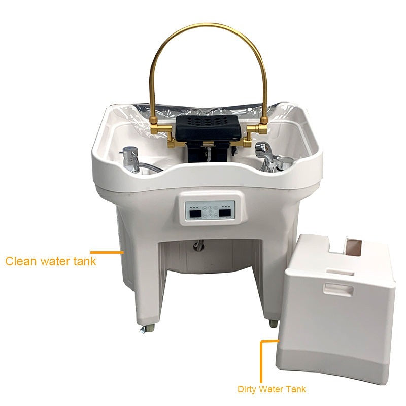 Japanese Head Spa Portable Sink With The Waste Tank