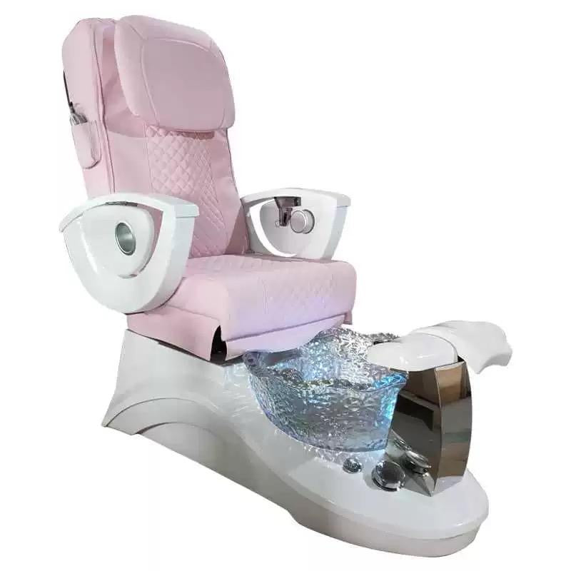 Luxury Professional Electric Pedicure Chair with Footbath Pink