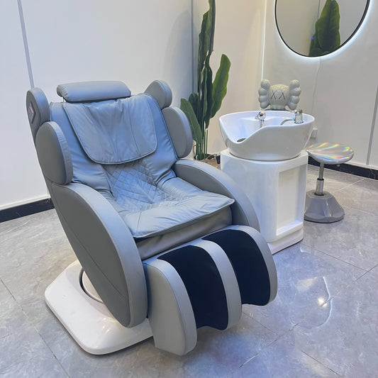 Shampoo and Hair Washing Chair with Integrated Massage Function