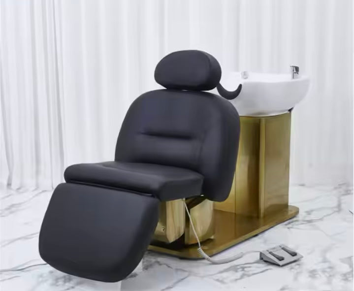 Turri Rotatable Electric Multi-Function Shampoo Bed and Head Spa Chair detail